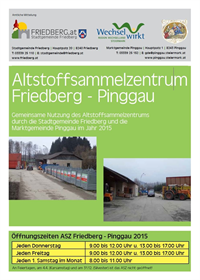 Altstoffsammelzentrum Friedberg-Pinggau -